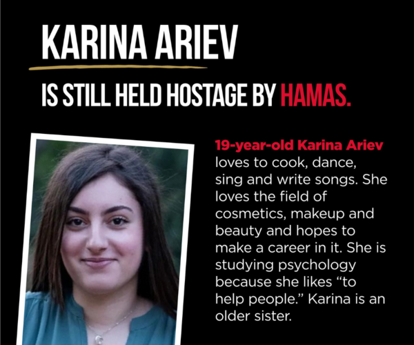 Karina Ariev Hostage Campaign